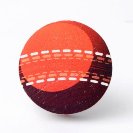 Handmade Pine Wood Cricket Ball Sports Furniture Knob